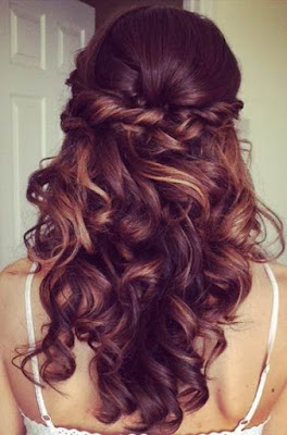 Prom Hairstyles Half up Half Down Curly
