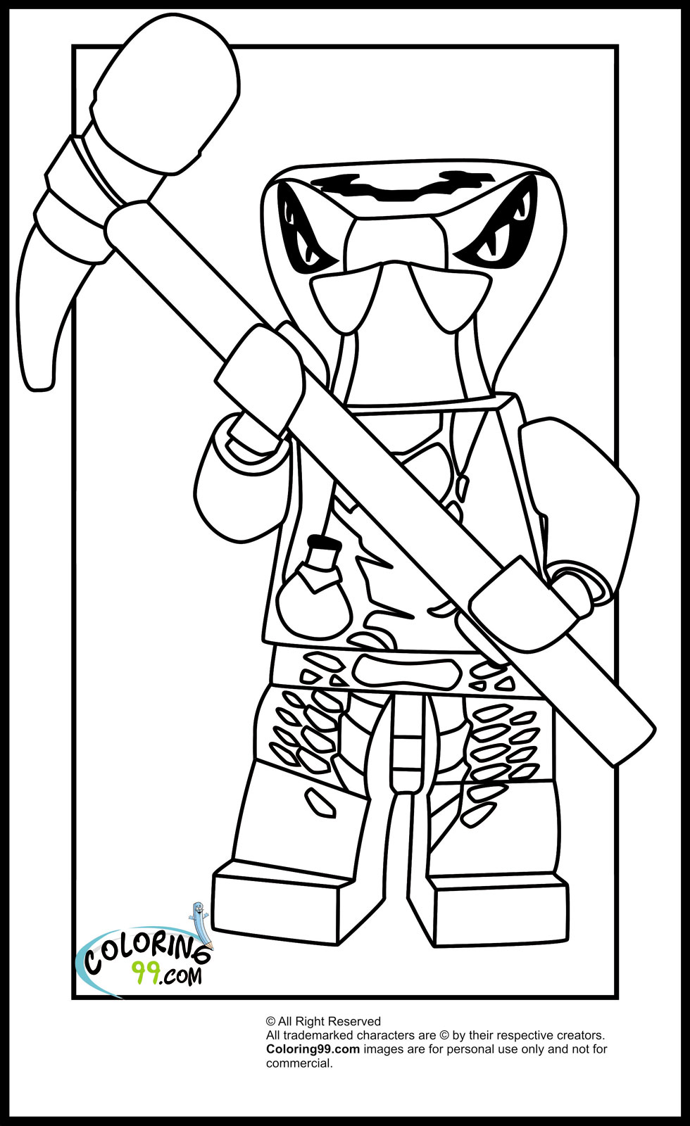 Lego Coloring Sheets Kids 8