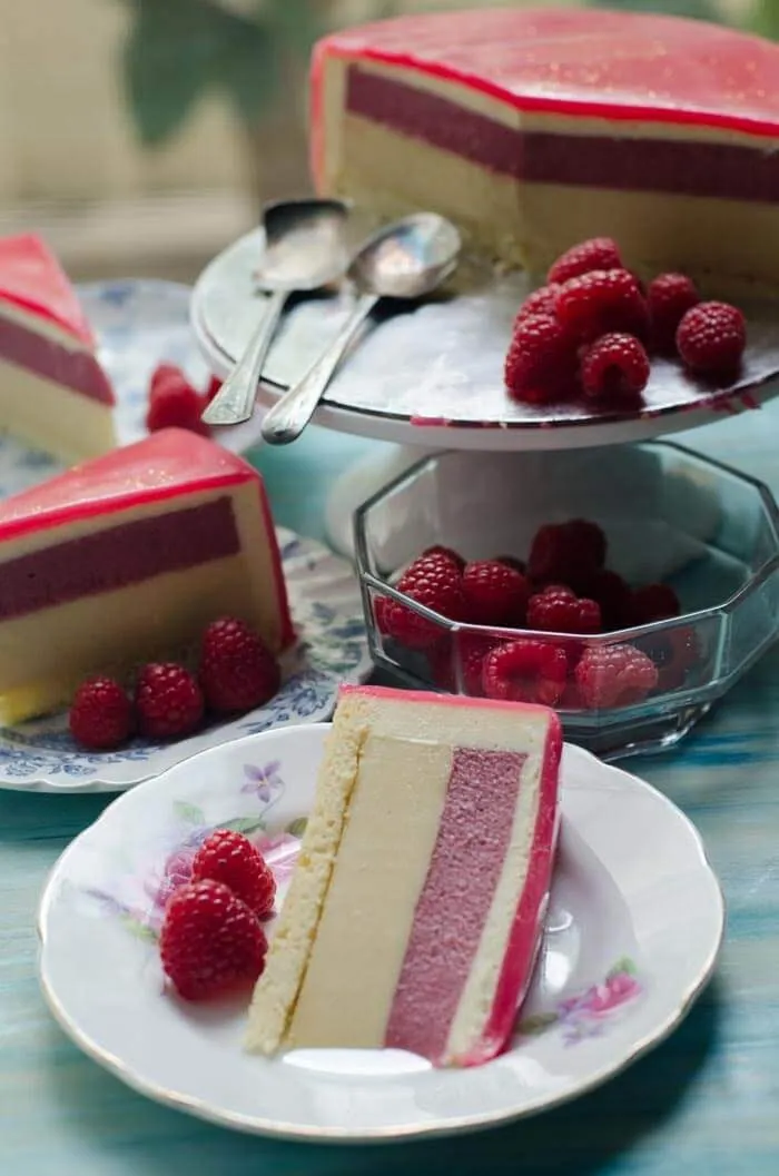 Honey and Raspberry  Entremet photo