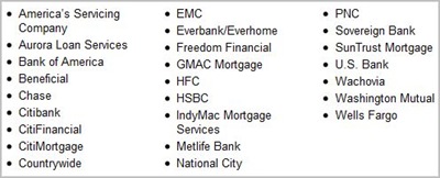 Servicers-Foreclosure (OCC)