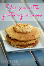 Healthy Protein Pancakes Recipe - Peanut Flour, Banana, Egg Whites, Mighty Tasty Hot Cereal