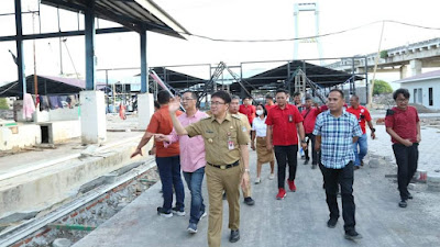 Walikota Manado Cek Renovasi Pasar Bersehati