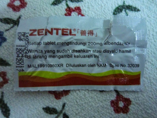 Journey of My Life: Ubat Cacing - ZENTEL