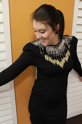 Fresh and Precious, Black Vintage Dress, Fall Fashion Trends, Second Time Around, Sequins