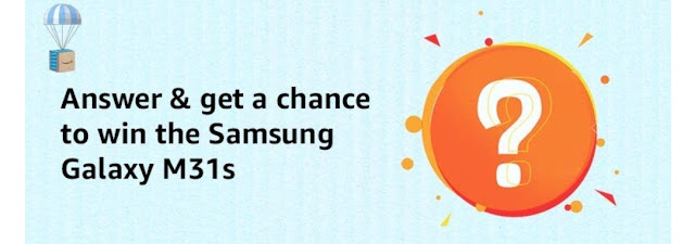 Amazon Quiz Answers Today 23 July 2020 And Win Samsung Galaxy M31s ?