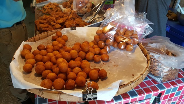 Delicious deep fried potato balls.