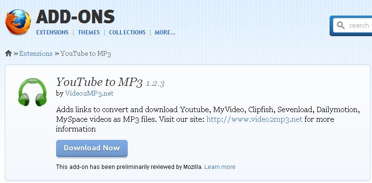 Youtube To Mp3 Add On For Your Browser Holistr