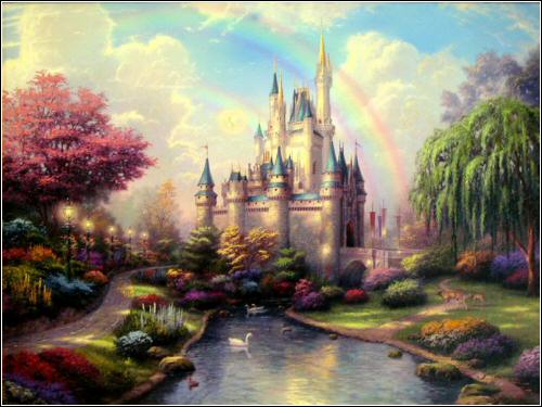 disney castle cartoon. magic kingdom castle suite. it