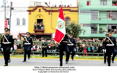 Foto de la Escolta del Colegio Leoncio Prado (Promoción XLI) tomada por Jesus Gómez