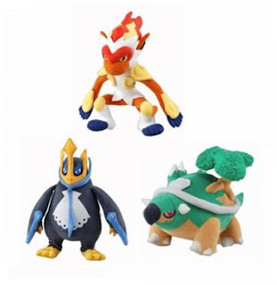 Torterra Infernape Empoleon plush