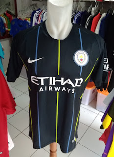 Jual Jersey Manchester City Away 2018/2019 di toko jersey jogja sumacomp, murah berkualitas