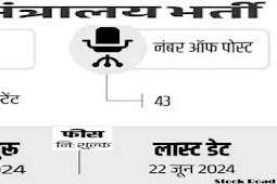 गृह मंत्रालय में ग्रेजुएट्स के लिए भर्ती 2024, सैलरी 1 लाख से ज्यादा (Recruitment for graduates in Home Ministry 2024, salary more than 1 lakh)