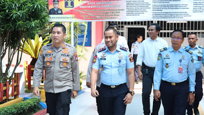 Tingkatkan Sinergitas Kapolres Karimun Kunjungi Rumah Tahanan Kelas IIB Tanjung Balai Karimun