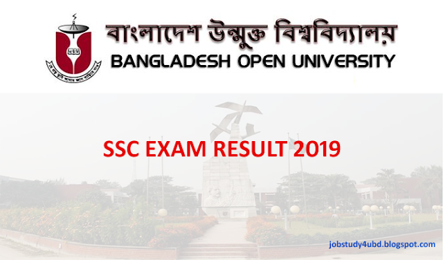 Bangladesh Open University (BOU) SSC Result 2019 