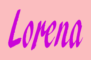 Imagen del nombre Lorena