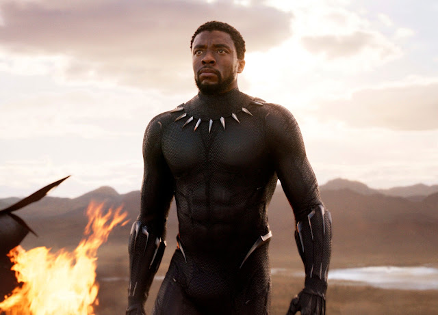 Mr. Boseman in "Black Panther." It was the first major superhero movie with an African protagonist and a majority Black cast.Credit...Marvel Studios/Disney, via Associated Press