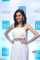Tapsee Pannu looks Beautiful in White Sleeveless Gown Exclusive  Pics 05.jpg