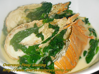 Guinataang Pitik with Spinach