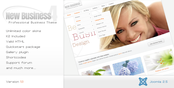 New Business 4 - Business Joomla Template - Business Corporate