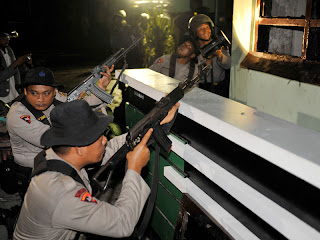 Foto Kerusuhan di LP Kerobokan Bali