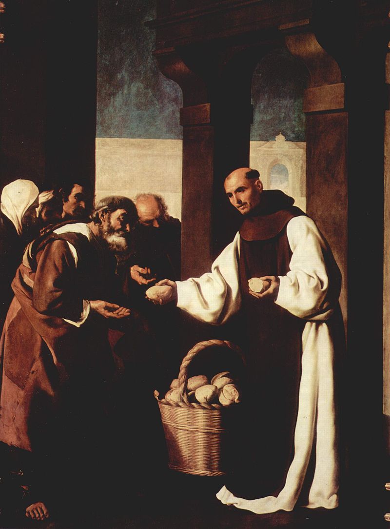 Paintings by Zurbarán in the monastery of Guadalupe