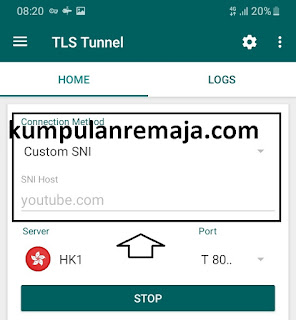 Cara Mengubah Kouta OMG menjadi Flash dengan TLS Tunnel