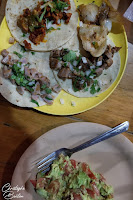 Tacos, guacamole, Tacos El Mazunte, Mazunte, Oaxaca, Mexique