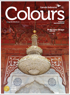 Pesona Tanjungpinang di Majalah Garuda Indonesia Colours Magazine, ruziana, unizara, blogger tanjungpinang 