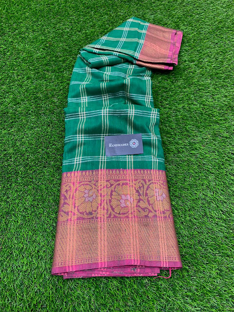 Lenin Jute  Handloom Sarees