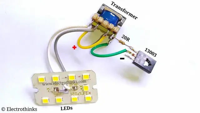 After soldering 9w led inverter circuit