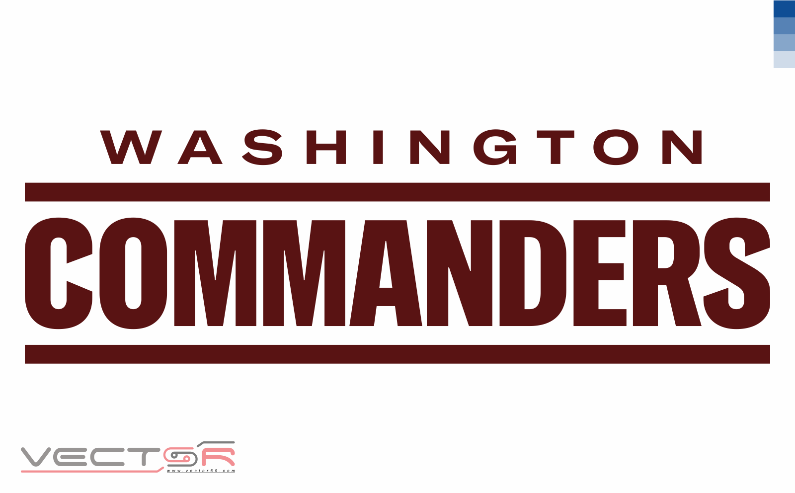 Washington Commanders Wordmark - Download Vector File Encapsulated PostScript (.EPS)