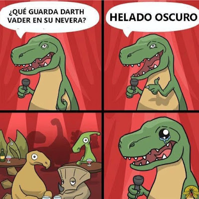 meme dinosaurio comediante