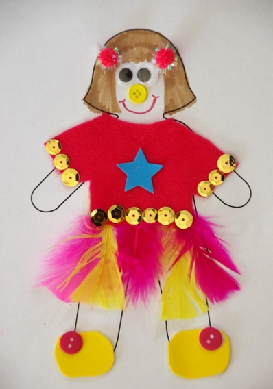 easy paper doll craft for kids