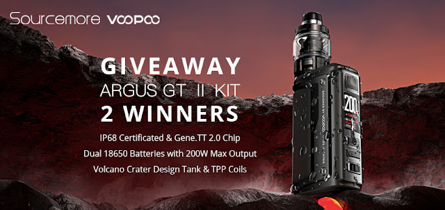 VOOPOO Argus GT II 2 Kit Giveaway