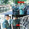 Yel – Yel Prajurit Raider 700 Menyambut Kedatangan Pangdam Hasanuddin Bersama Ketua Perstit 
