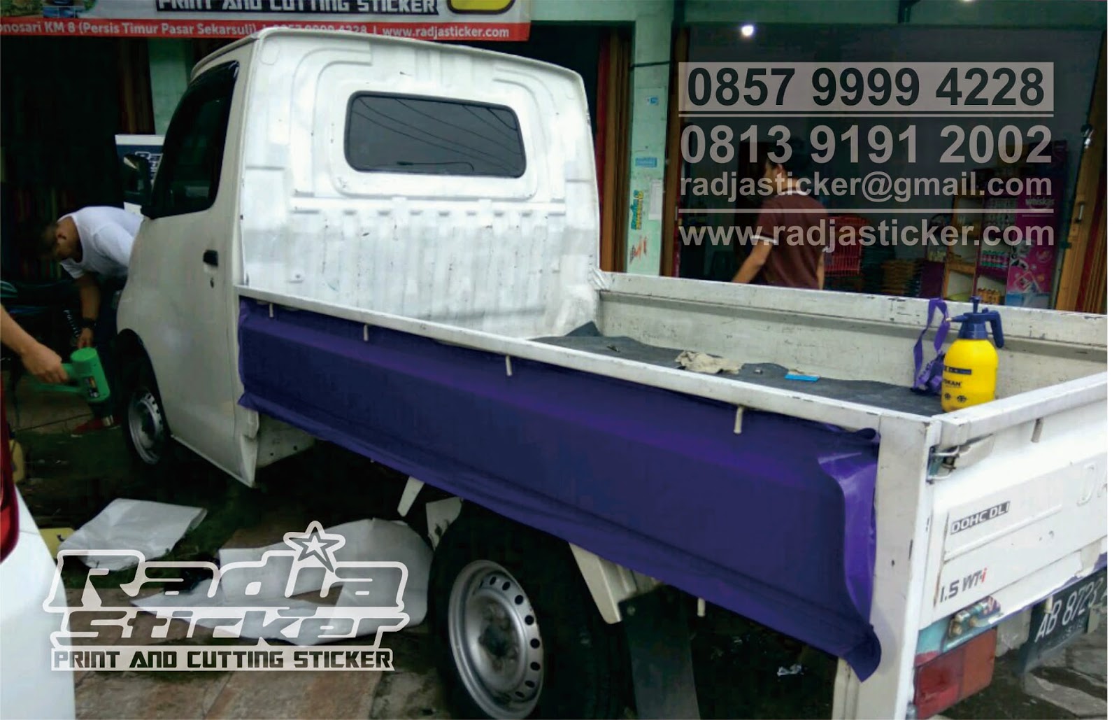 Tempat Stiker Mobil Pickup Murah Radja Sticker