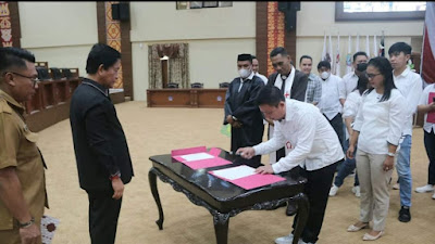 Ketua Forward DPRD Sulut Resa Sangkoy Tak Tergantikan, Dilantik Ketua DPRD dan Bimbingan Rohaniawan Pendeta-Ustad