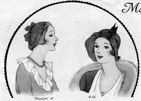 The Vintage Pattern Files: Free 1930's Sewing Patterns - Draped Hats
