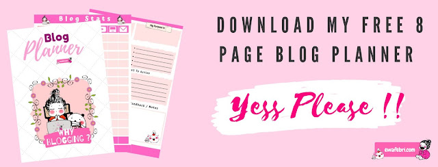 free printable blog planning