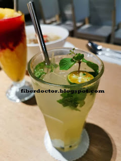 Minted calamansi soda