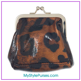  Miche Lisa Coin Purse - Bronze Leopard