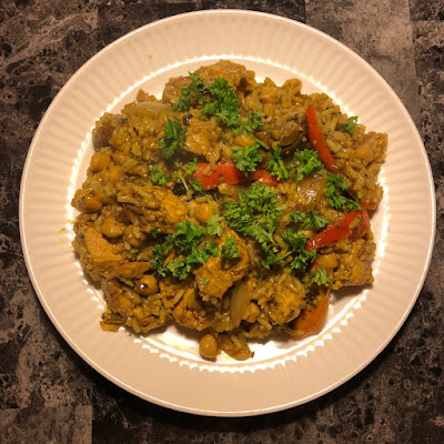 Chicken and vegetable Biryani