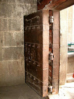 A strong door in Shaniwarwada Fort