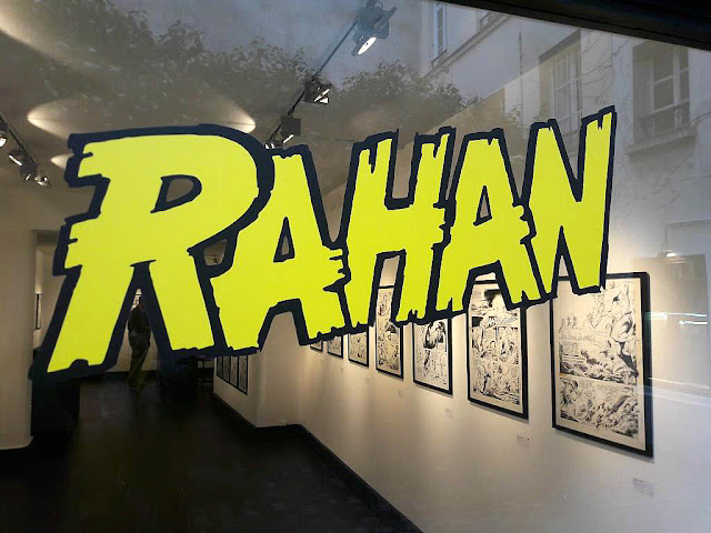 Exposition Rahan bande dessinée Chéret Lecureux galerie Huberty et Breyne rétrospective Paris