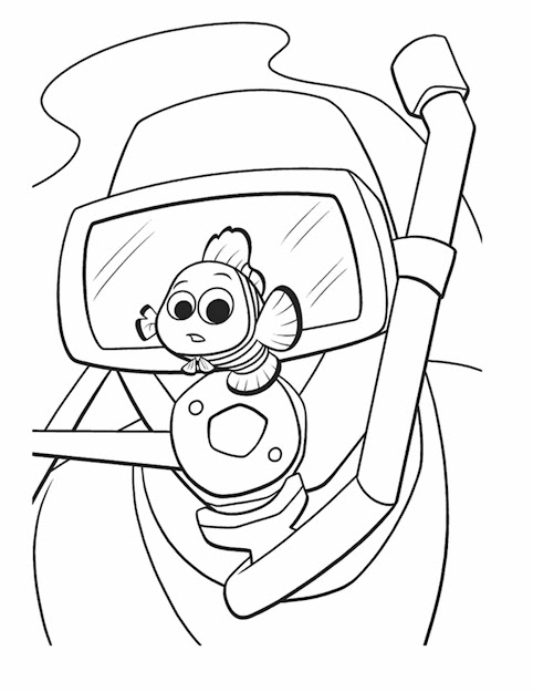 Coloring Pages Of Finding Nemo Click On The Image You Like To Open It In  New Window So You Can Print And Paint It Enjoy