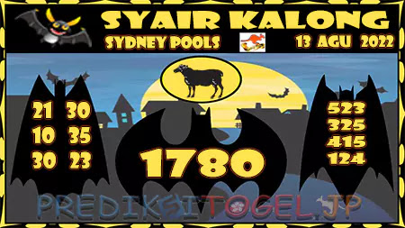 Prediksi Sydney Kalong Keramat Sabtu 13-Agt-2022