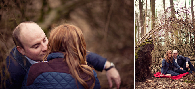 cute forest engagement session by STUDIO 1208