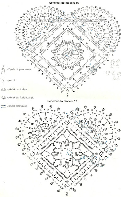 Urocze serduszka na szydełku, na każdą okazję - schematy i wzory DIY