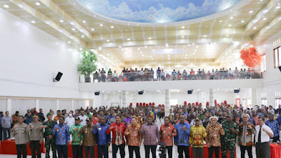 Dukung Progam Pemerintah, Dandim 1702/JWY Hadiri Musrenbangda Dalam Rangka Penyusunan RKPD Papua Pegunungan Tahun 2024