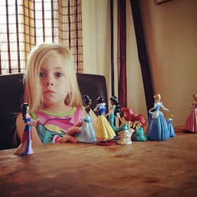 Dining Table Hemp Oil Finish girl playing with princesses disney